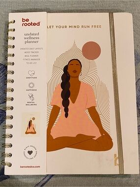 Be Rooted Undated Wellness Planner Gratitude Fitness Journal New